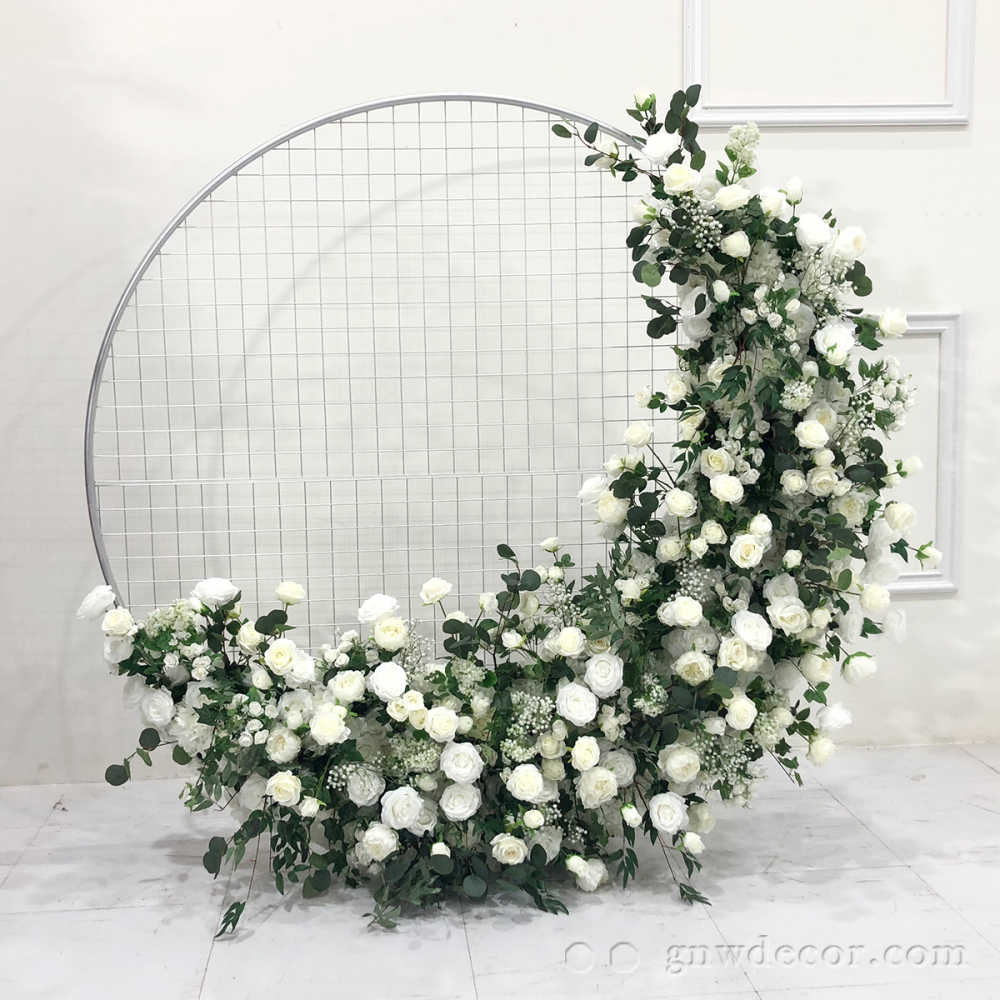 Artificial flower arch : other shape