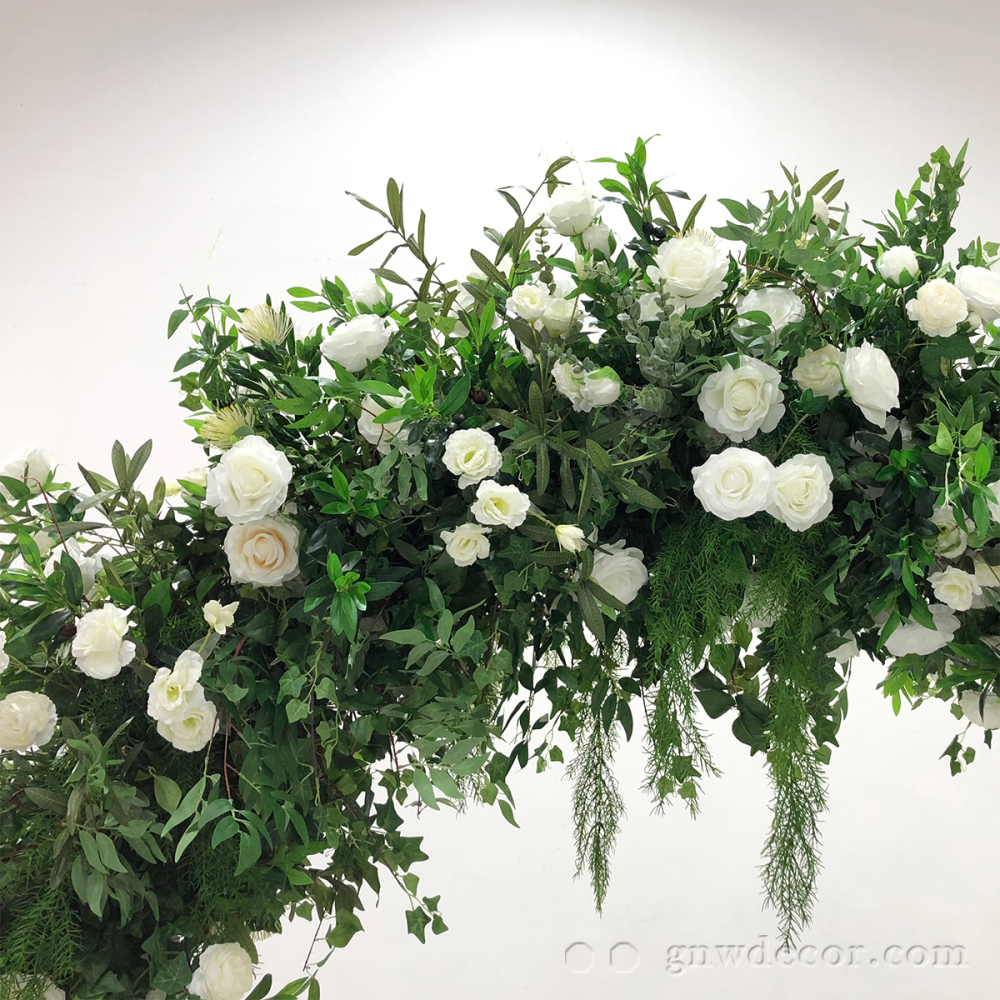 Artificial flower arch : circle ring shape