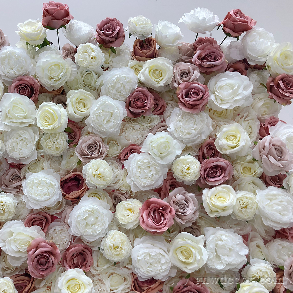 Artificial flower wall 8ft x 8ft