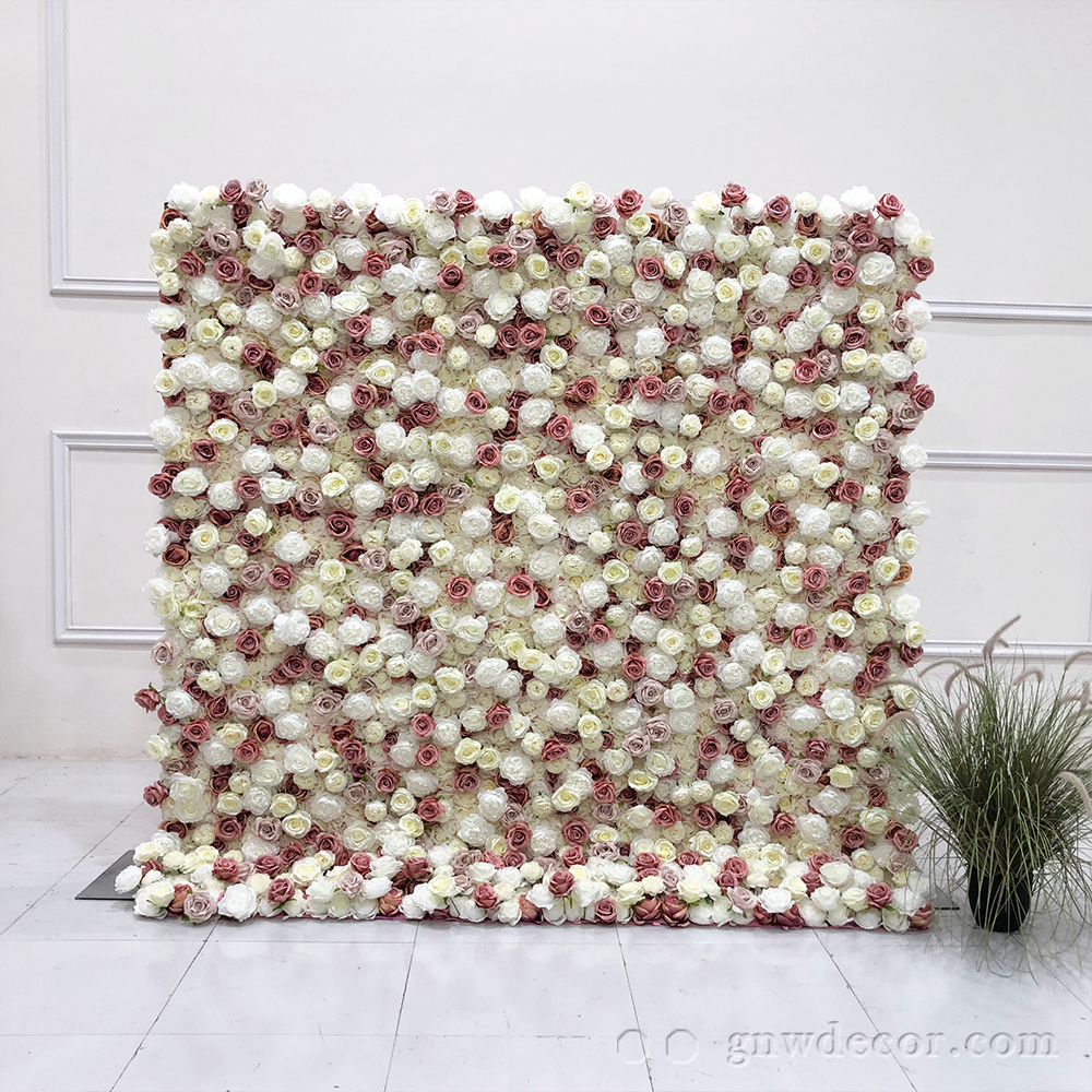 Artificial flower wall 8ft x 8ft