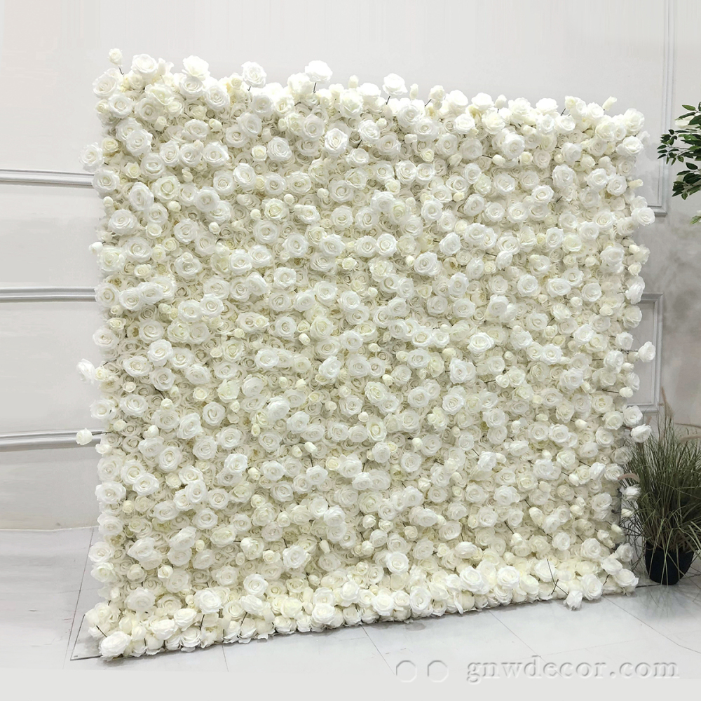 Artificial flower wall 8ft x 8ft