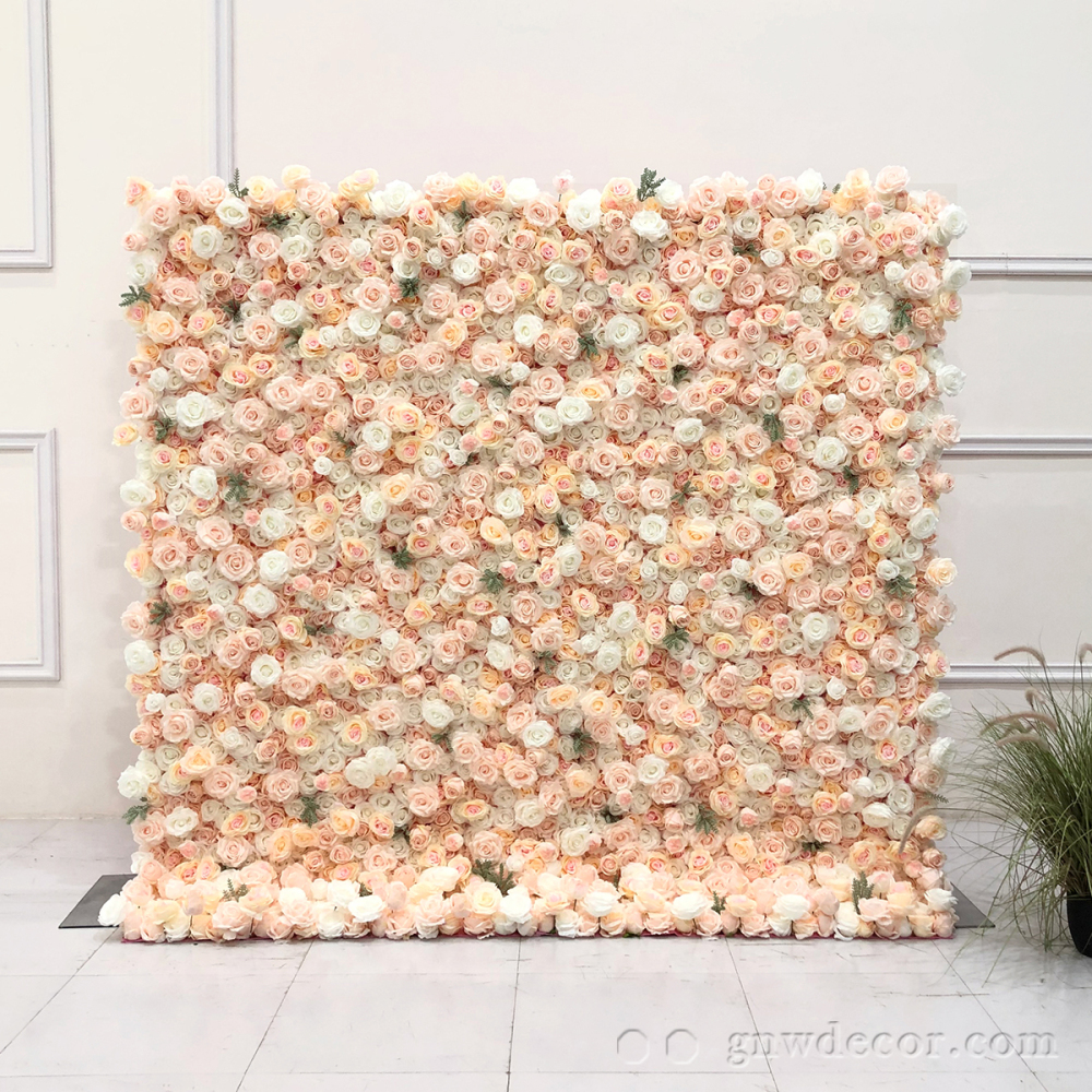 Artificial flower wall 8ft x 8ft