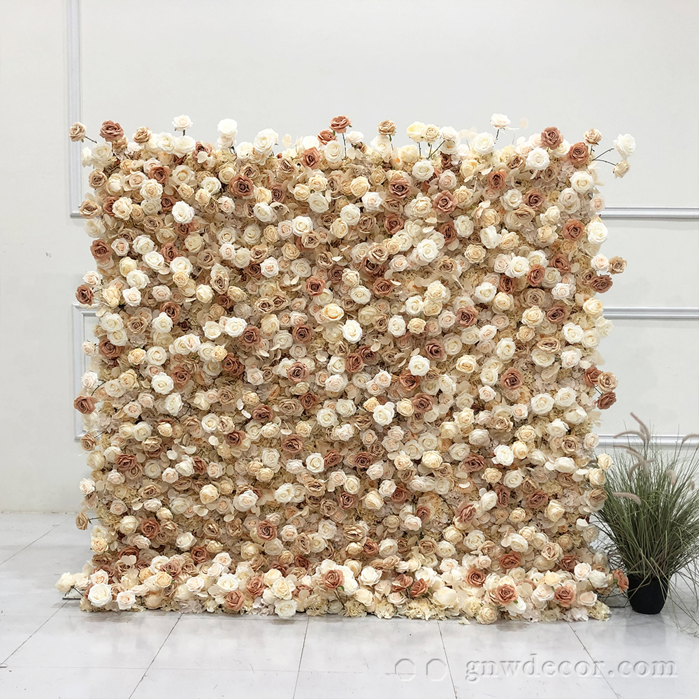 Artificial flower wall 8ft x 8ft