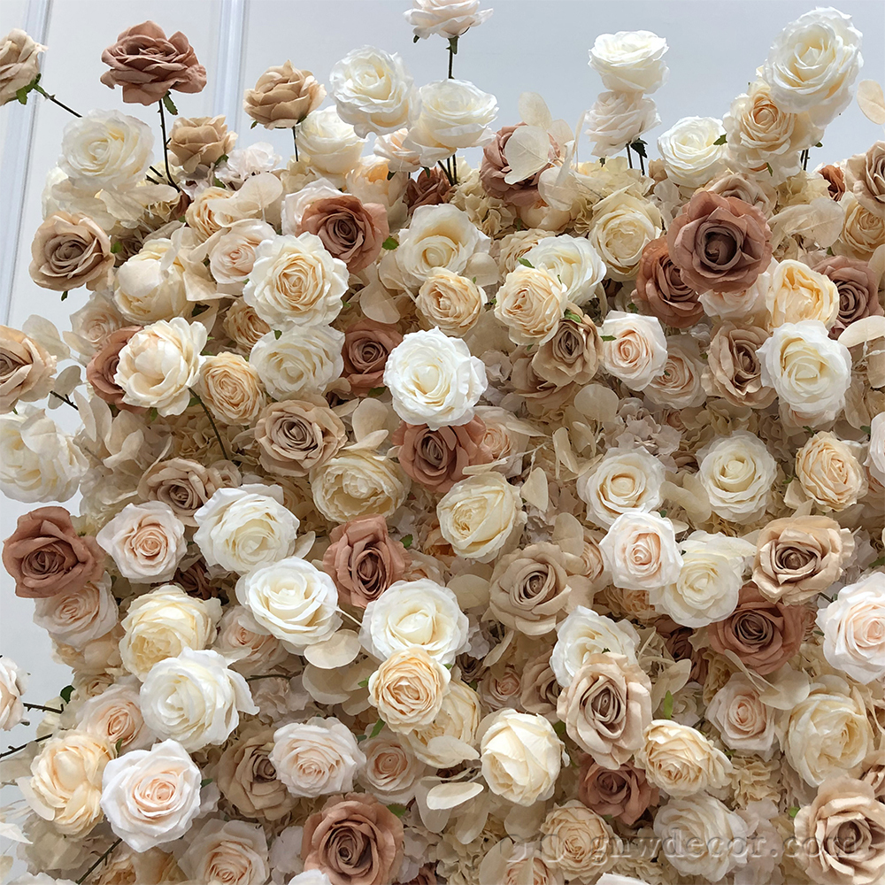 Artificial flower wall 8ft x 8ft