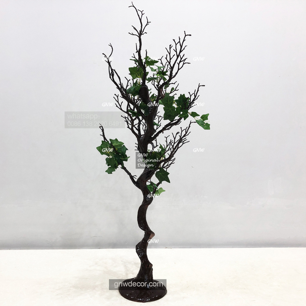 Artificial flower tree for table centerpiece
