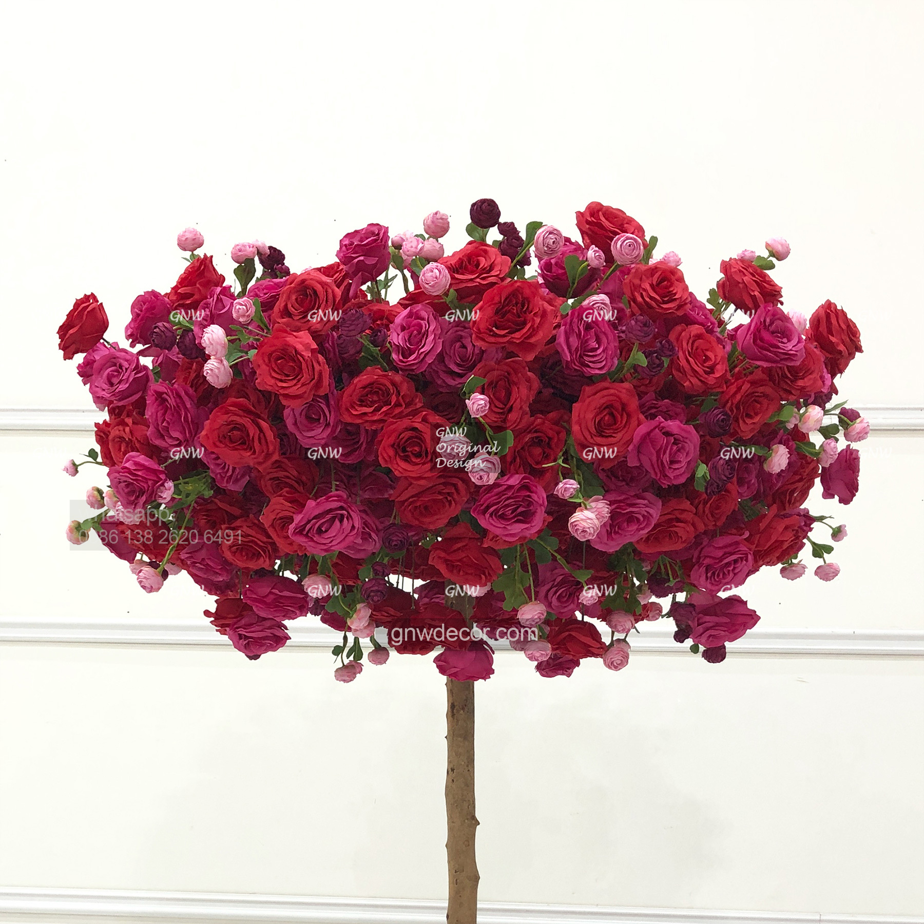 Artificial flower table centerpieces