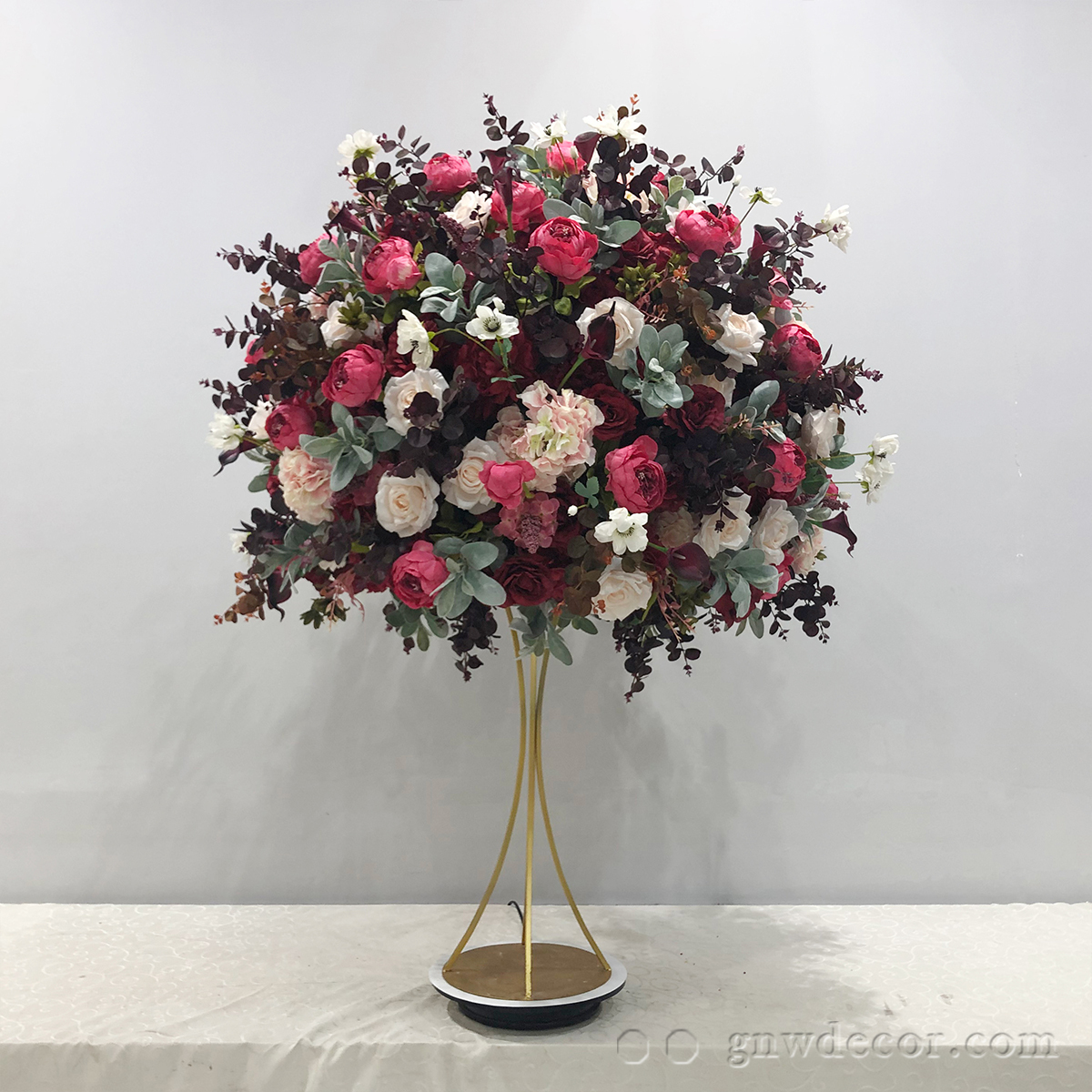 Artificial flower table centerpieces ball 38''