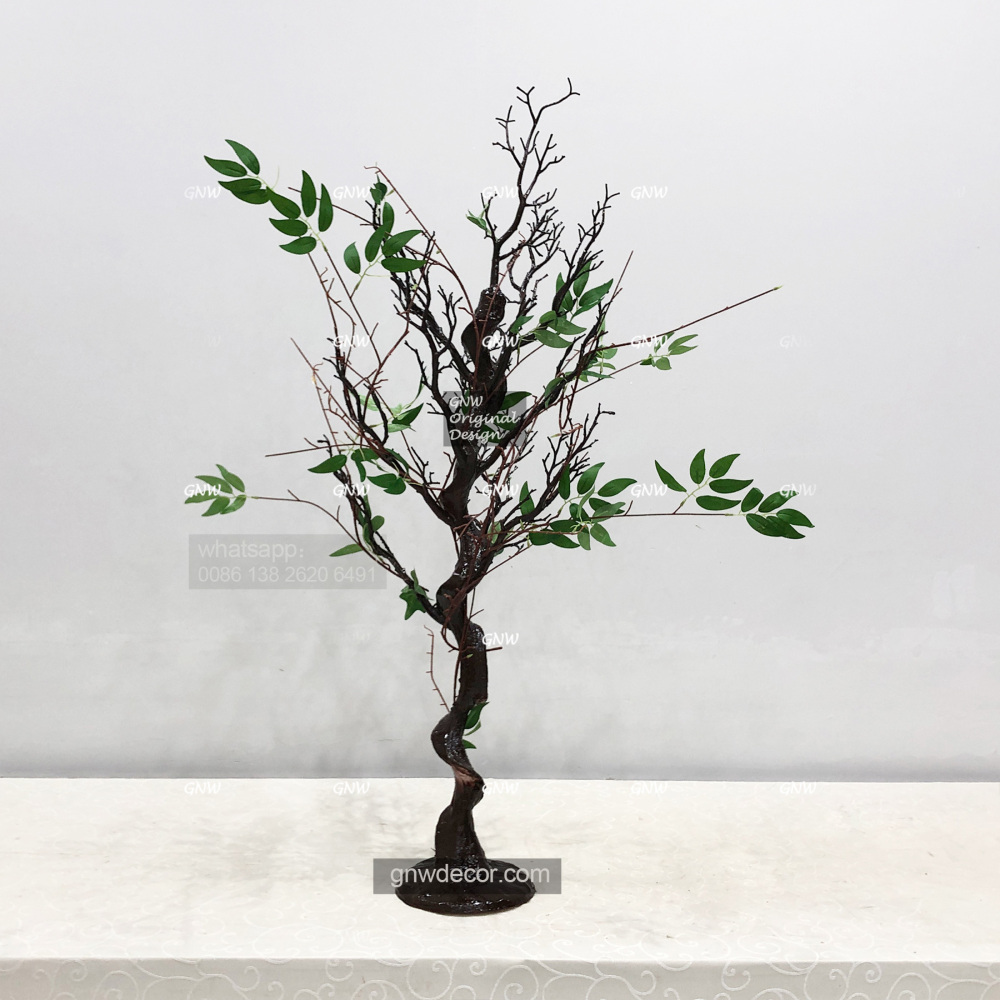 Artificial flower tree for table centerpiece
