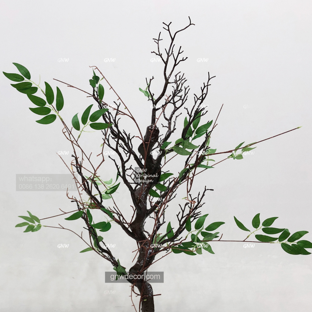 Artificial flower tree for table centerpiece