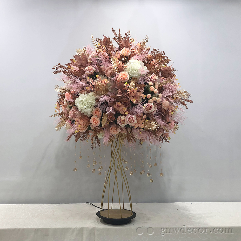 Artificial flower table centerpieces ball 40''
