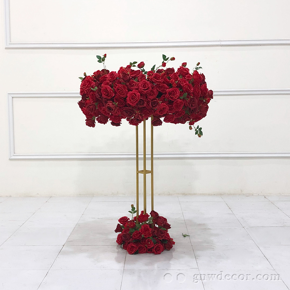 Artificial flower table centerpieces