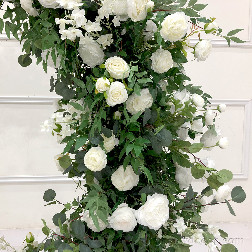 Artificial flower arch : circle ring shape