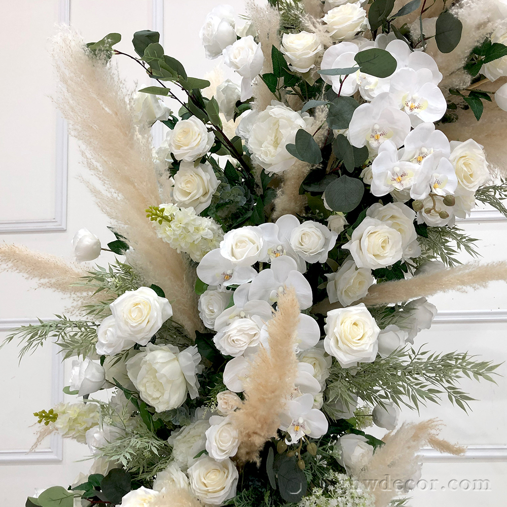 Artificial flower arch : circle ring shape