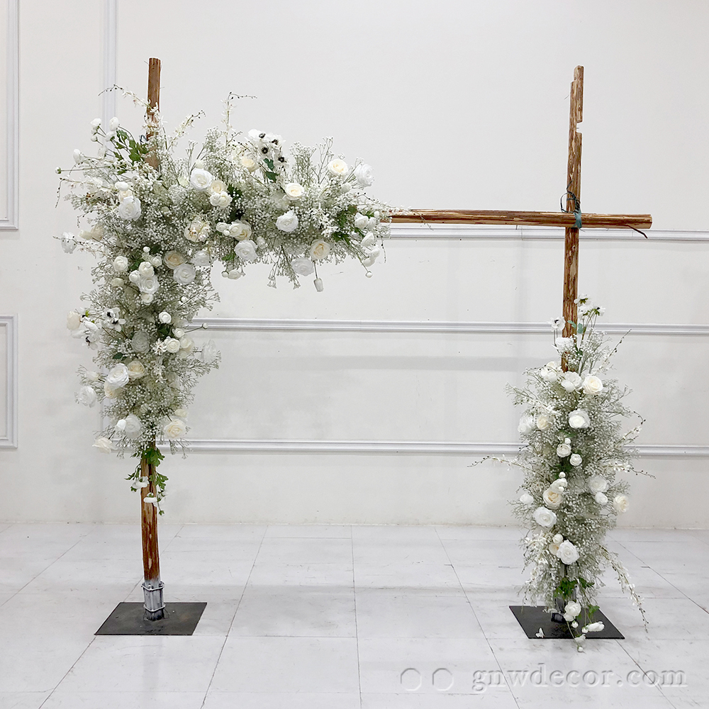 Artificial flower arch : other shape