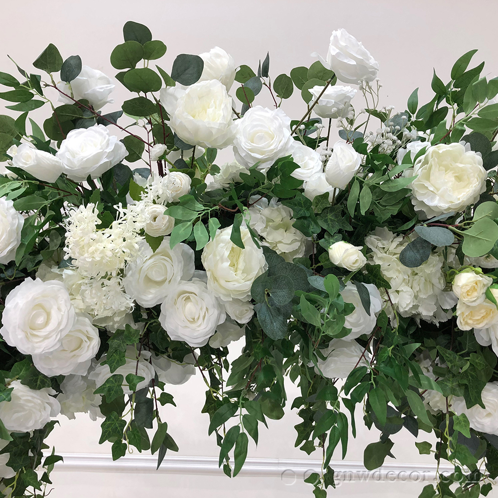 Artificial flower arch : circle ring shape