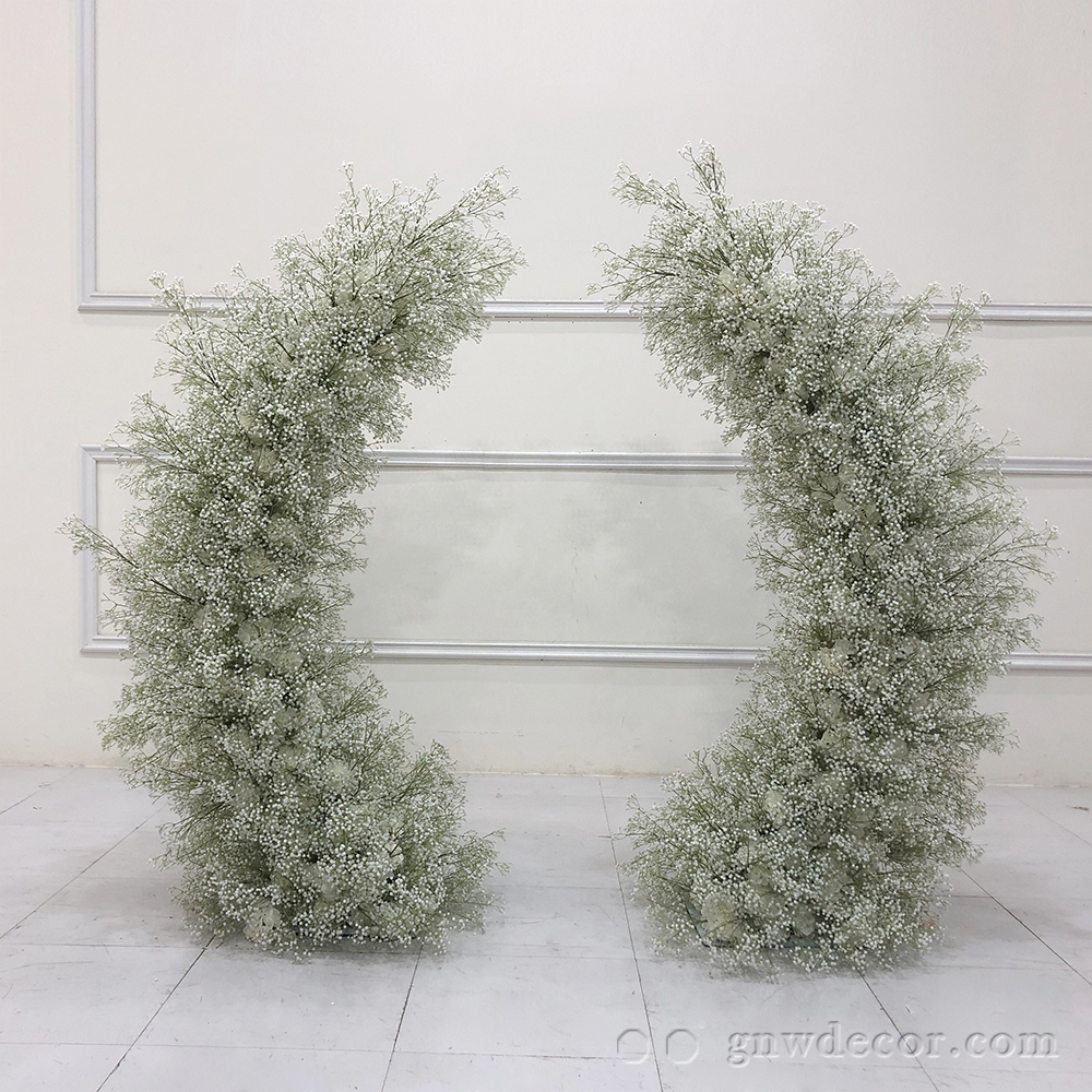 Artificial flower arch : 11 pillars