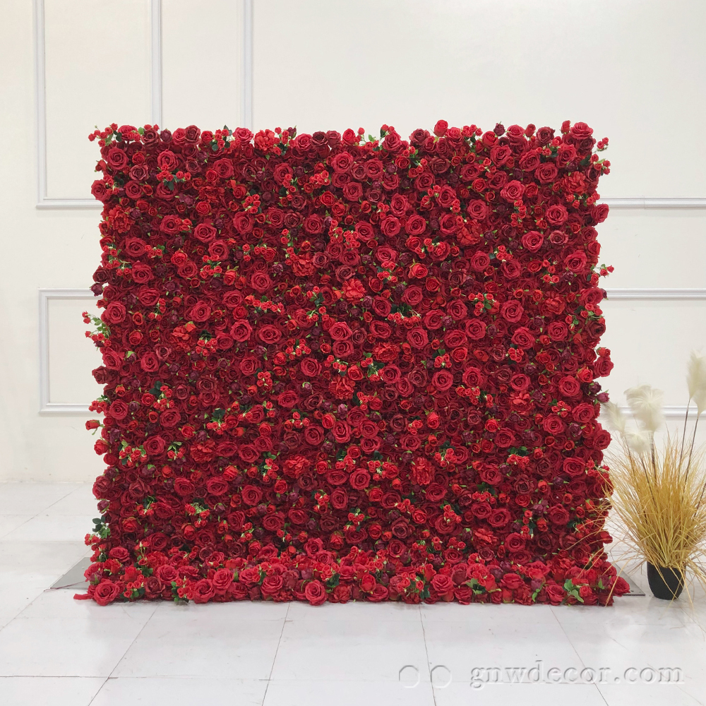 Artificial flower wall 8ft x 8ft