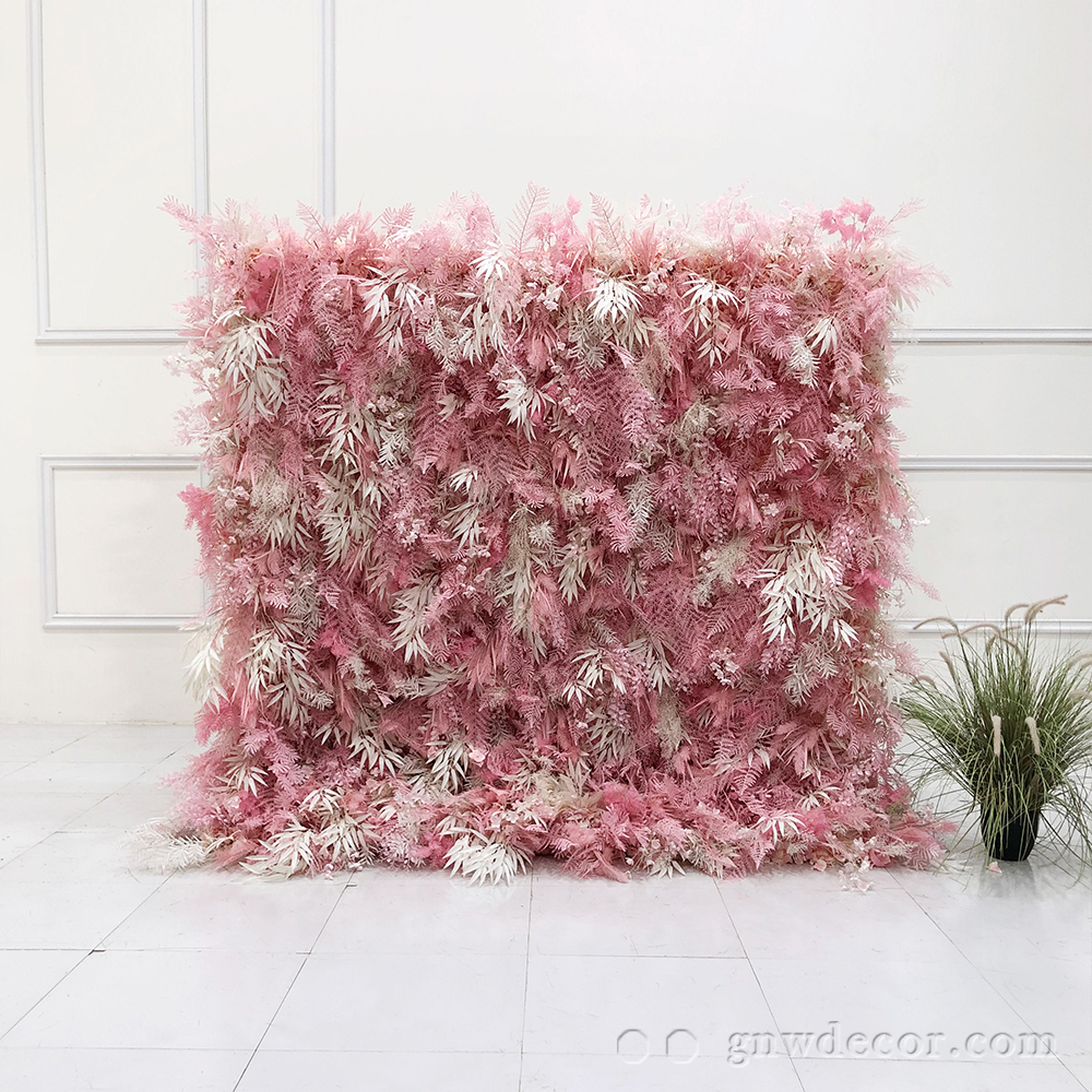 Artificial flower wall 8ft x 8ft