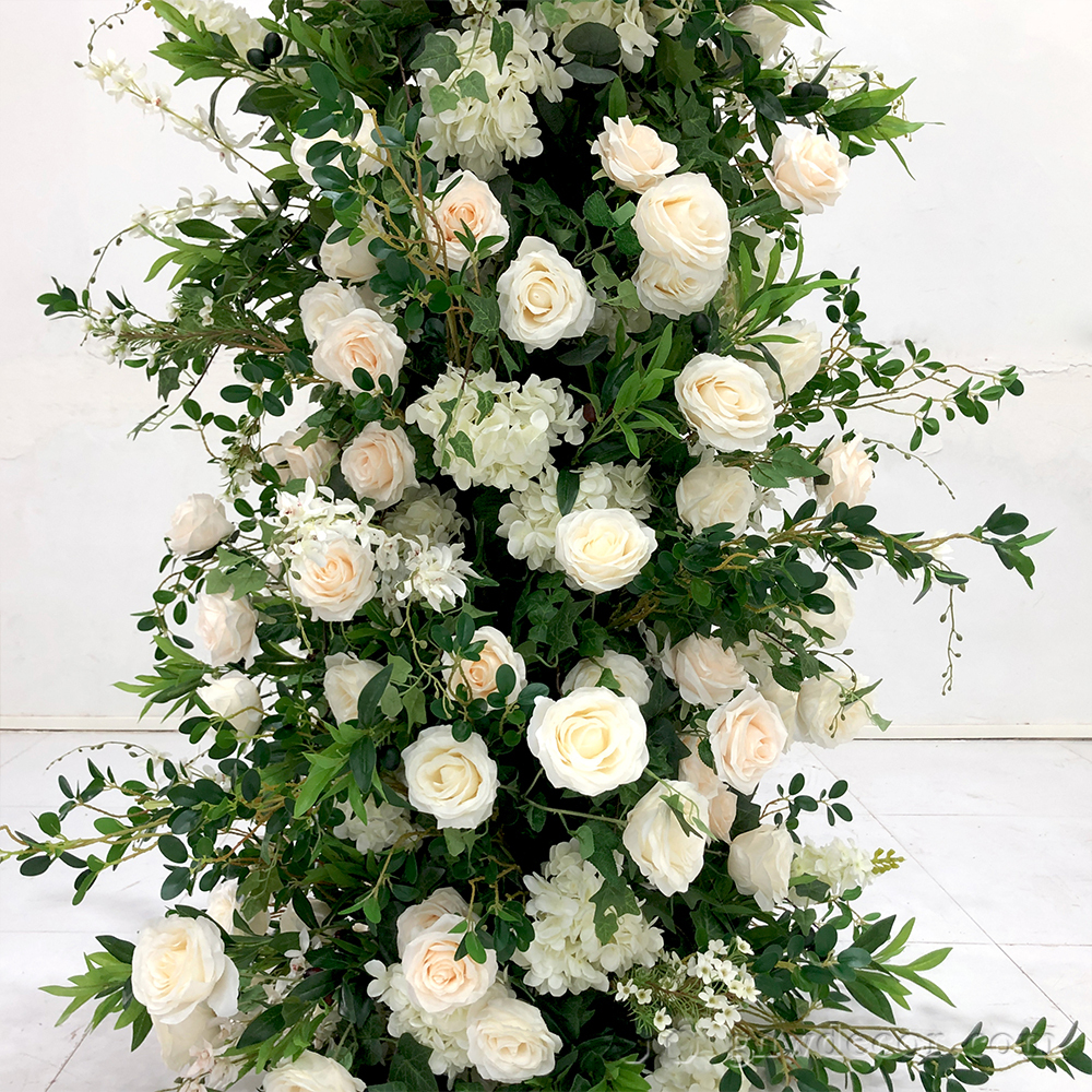 Artificial flower arch : 11 pillars