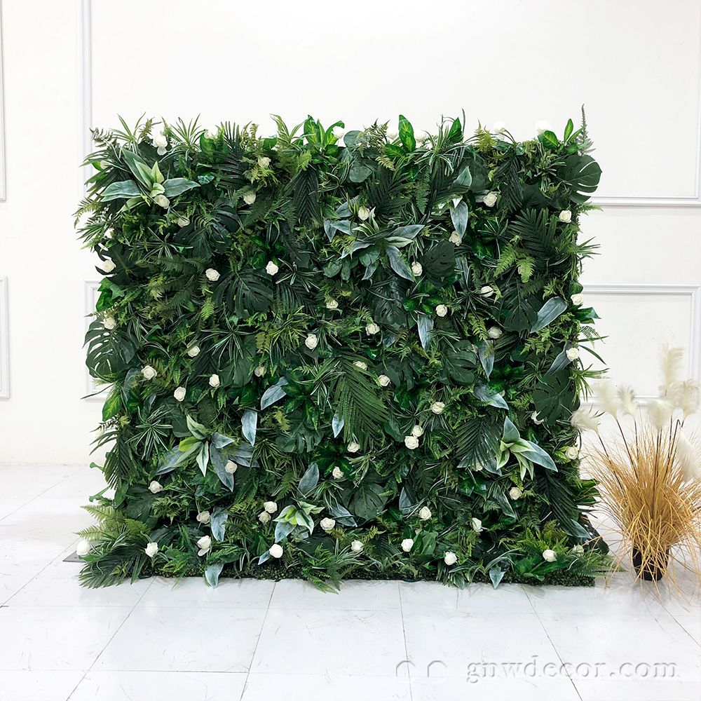 Artificial flower wall 8ft x 8ft