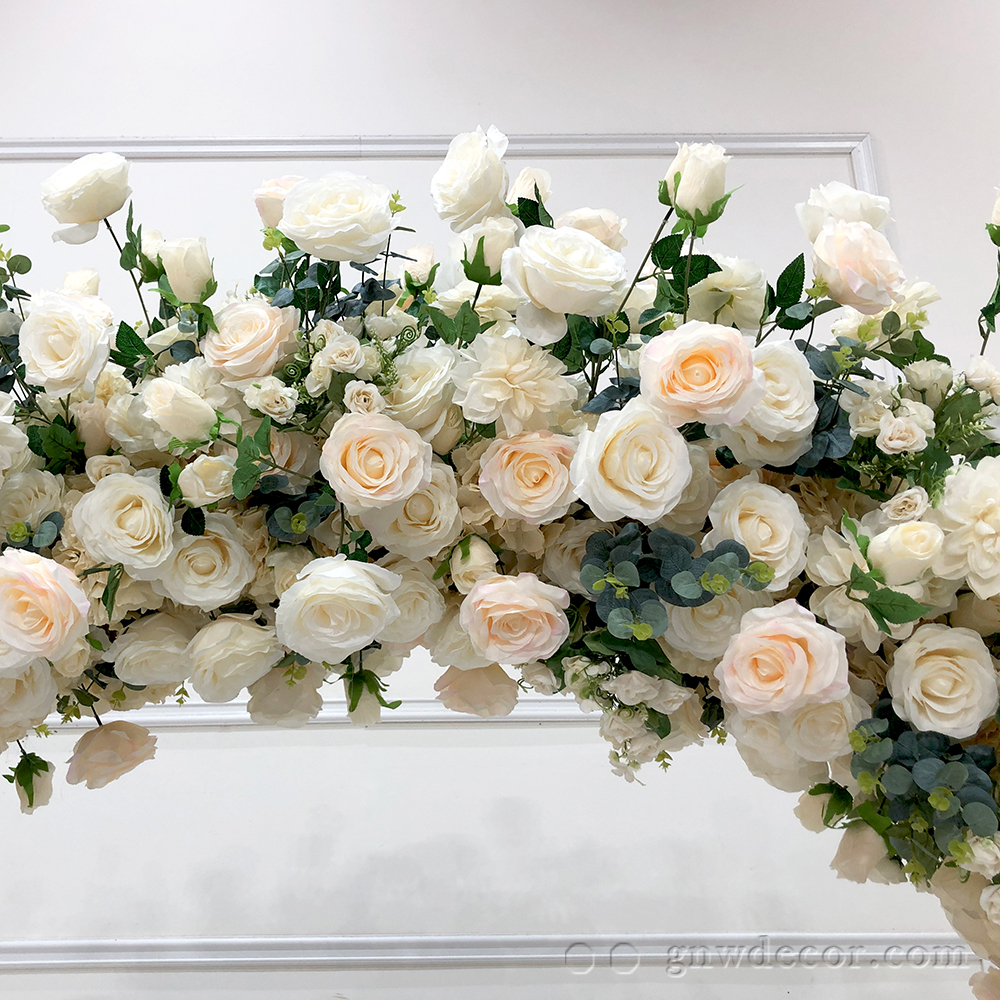 Artificial flower arch : circle ring shape