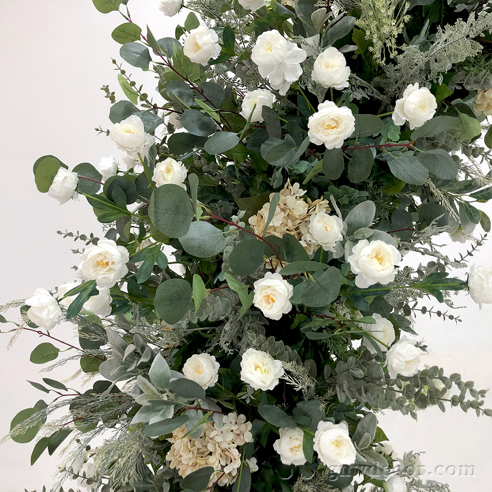 Artificial flower arch : circle ring shape