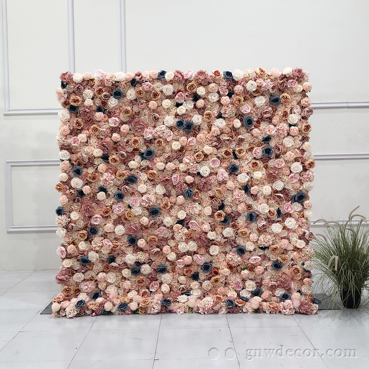 Artificial flower wall 8ft x 8ft