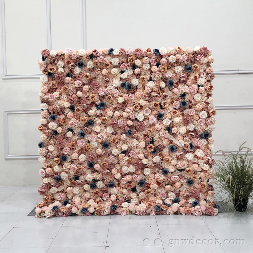 Artificial flower wall 8ft x 8ft
