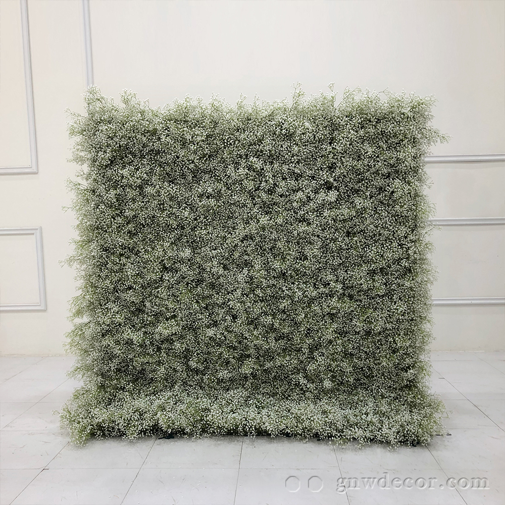 Artificial flower wall 8ft x 8ft
