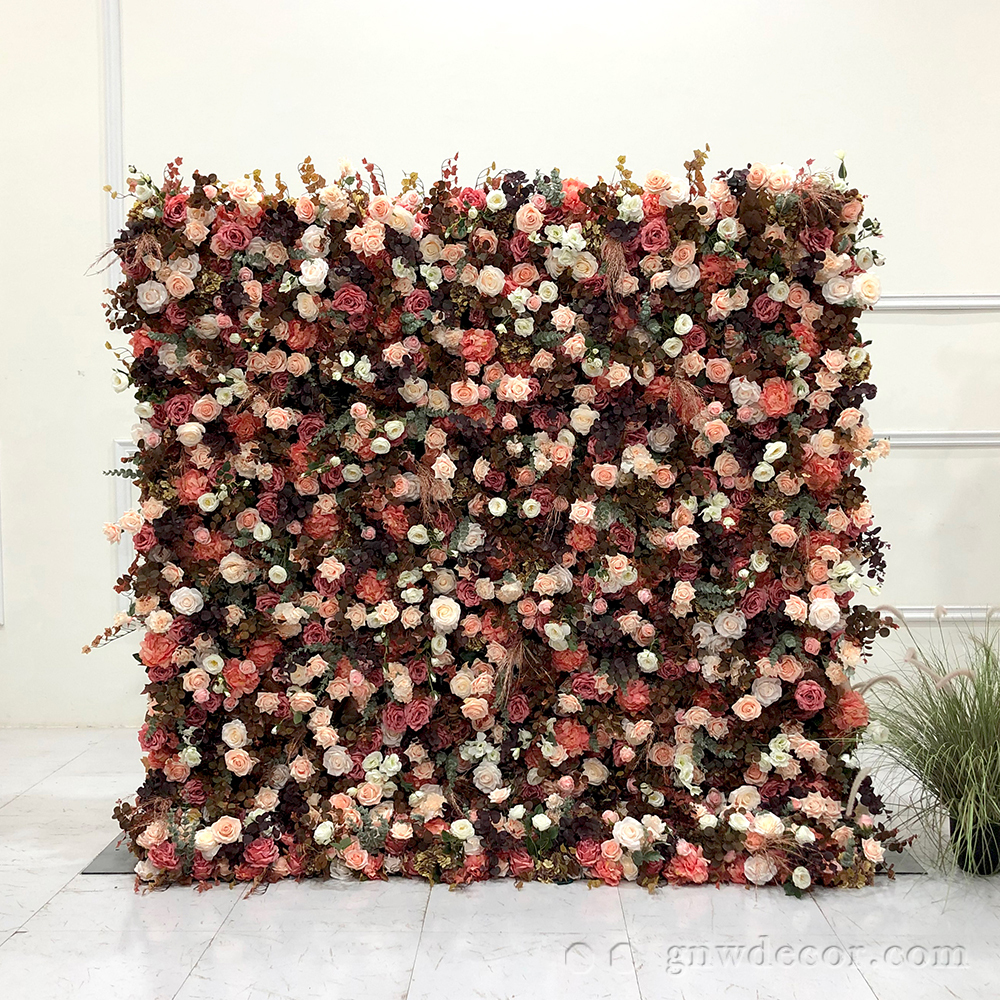 Artificial flower wall 8ft x 8ft