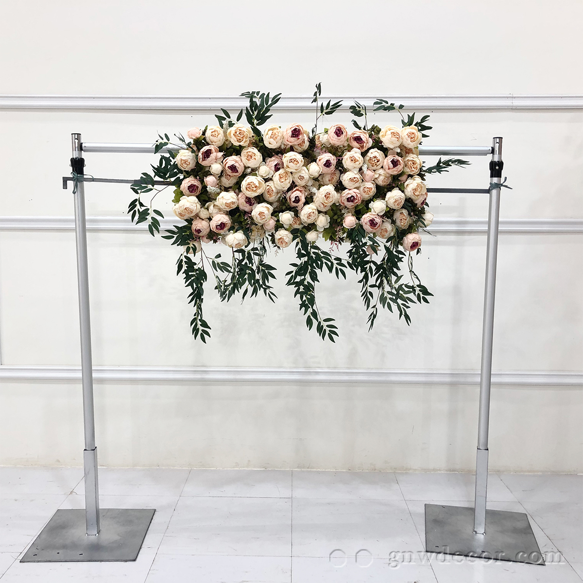 Artificial flower top table runner strip