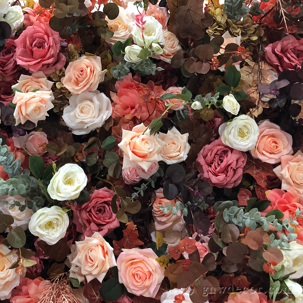 Artificial flower wall 8ft x 8ft