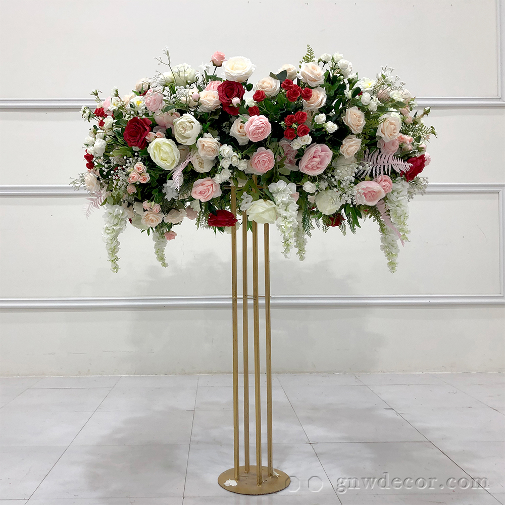 Artificial flower table centerpieces