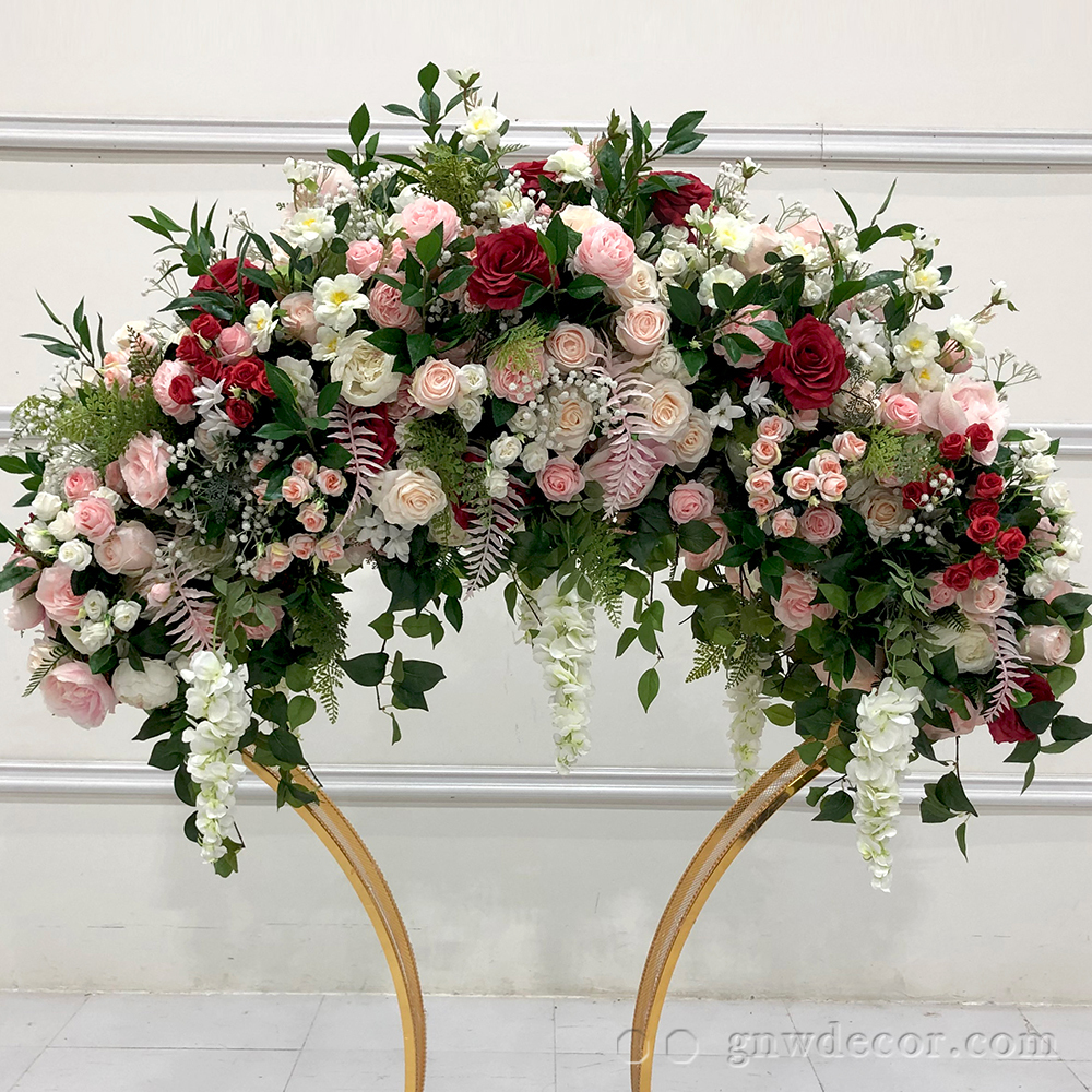Artificial flower table centerpieces