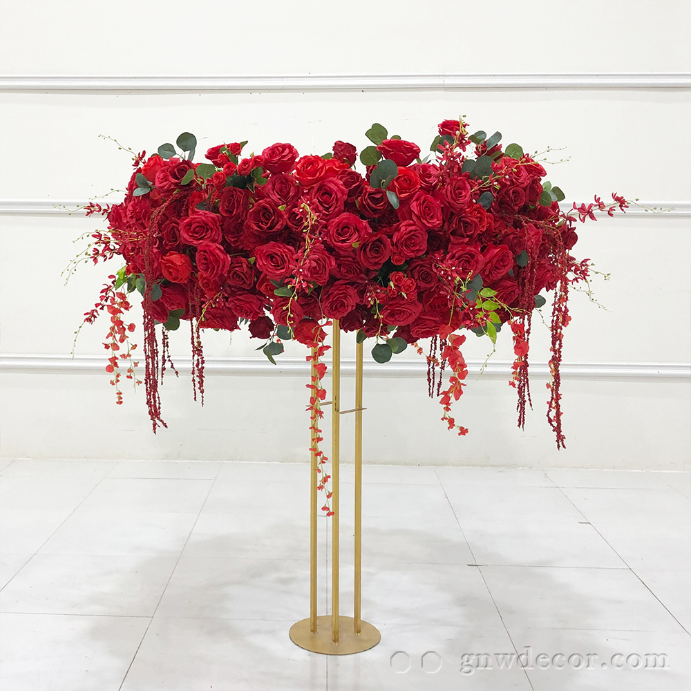 Artificial flower table centerpieces