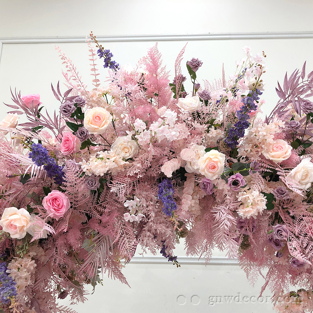 Artificial flower arch : circle ring shape