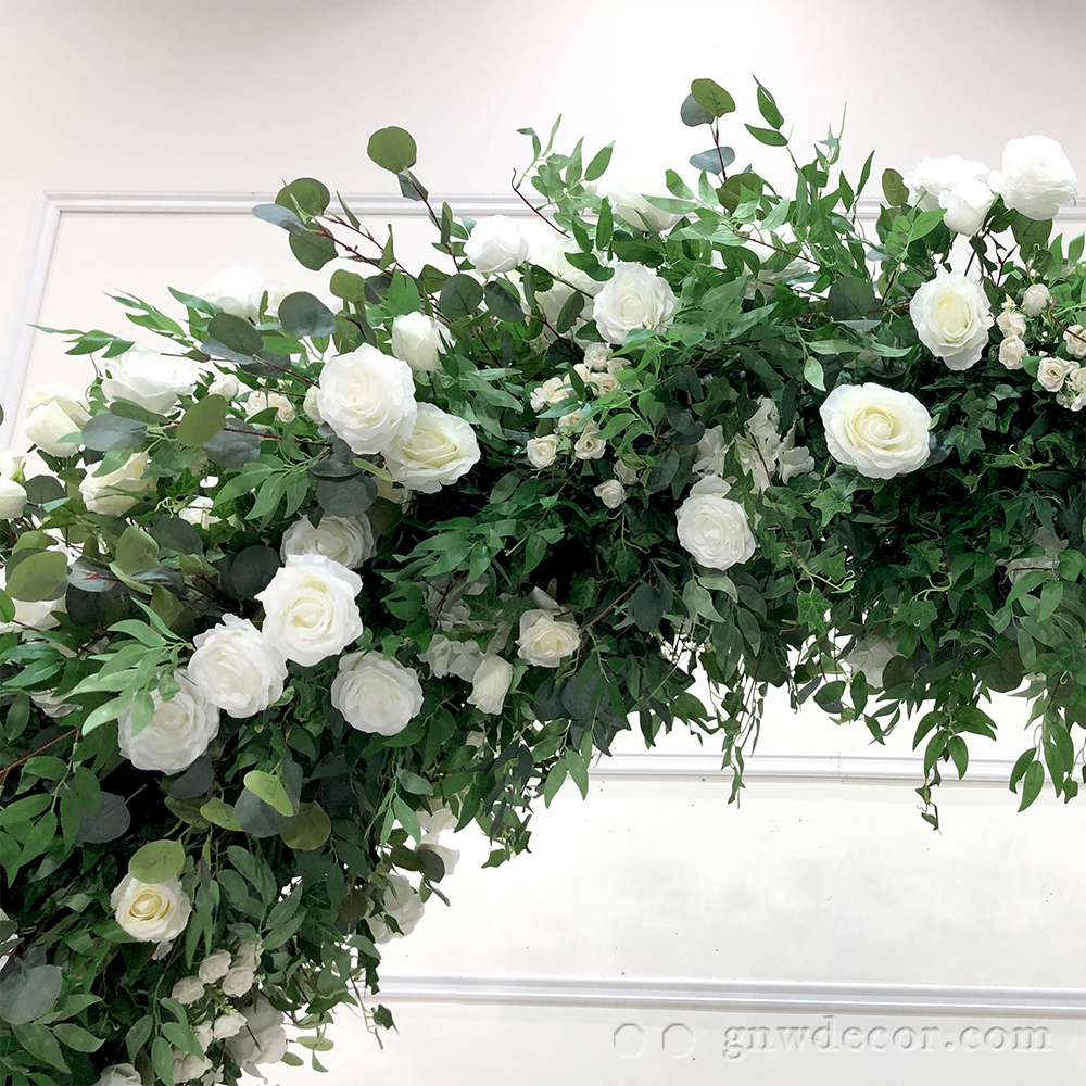 Artificial flower arch : circle ring shape