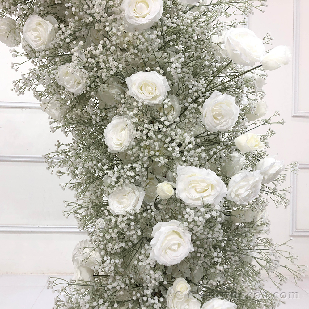Artificial flower arch : circle ring shape