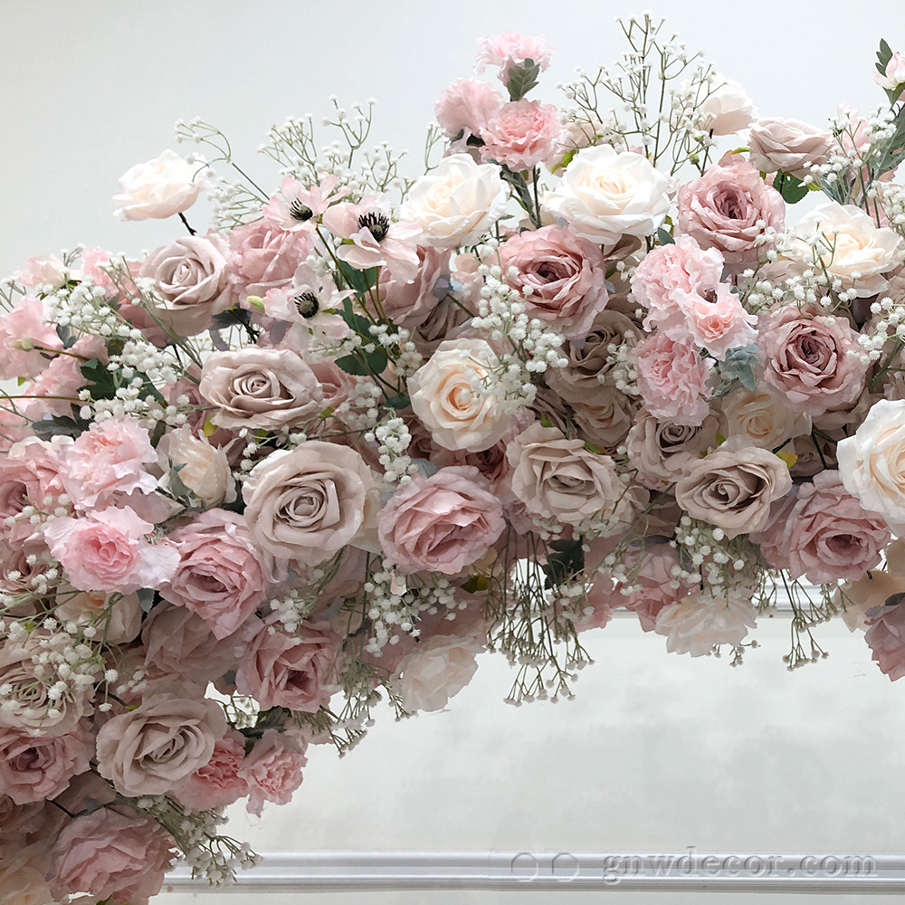 Artificial flower arch : circle ring shape