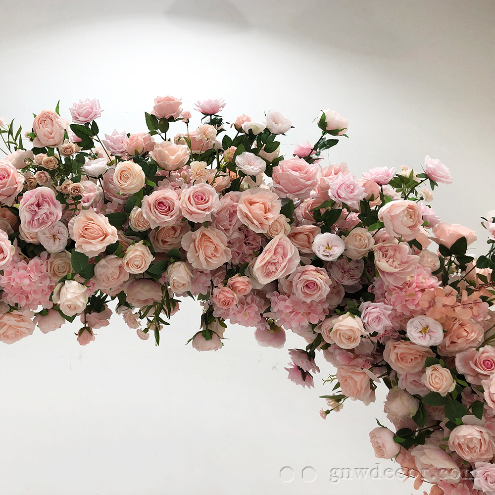 Artificial flower arch : circle ring shape