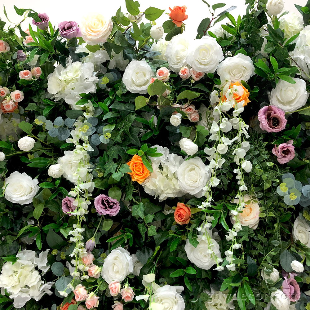 Artificial flower wall 8ft x 8ft