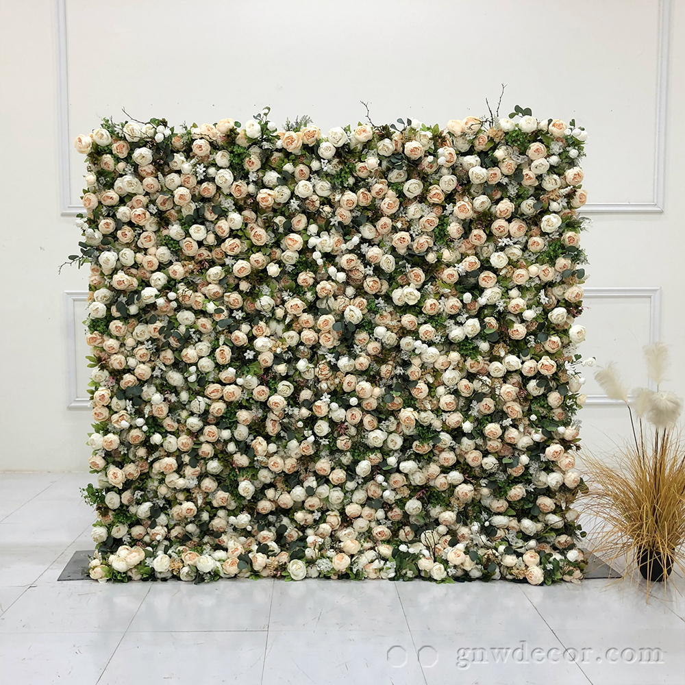 Artificial flower wall 8ft x 8ft