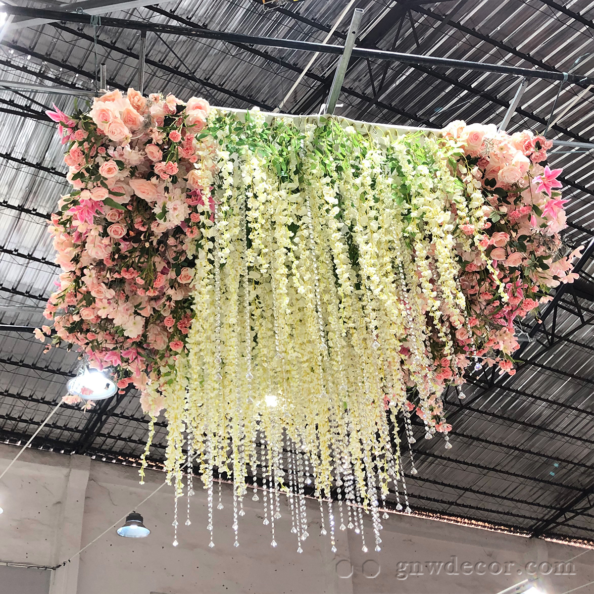 Artificial flower for ceiling decoration