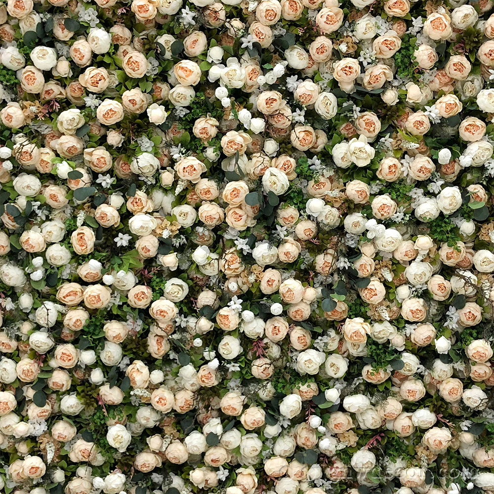 Artificial flower wall 8ft x 8ft