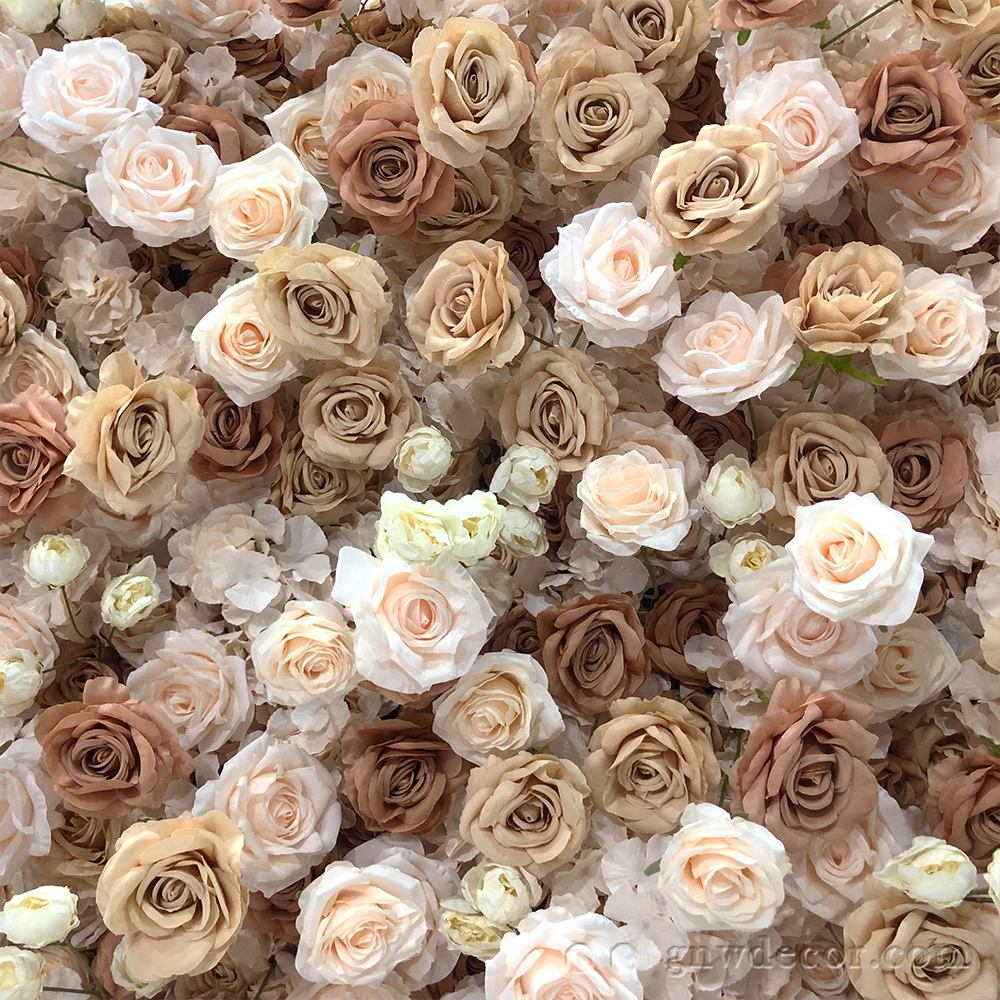 Artificial flower wall 8ft x 8ft