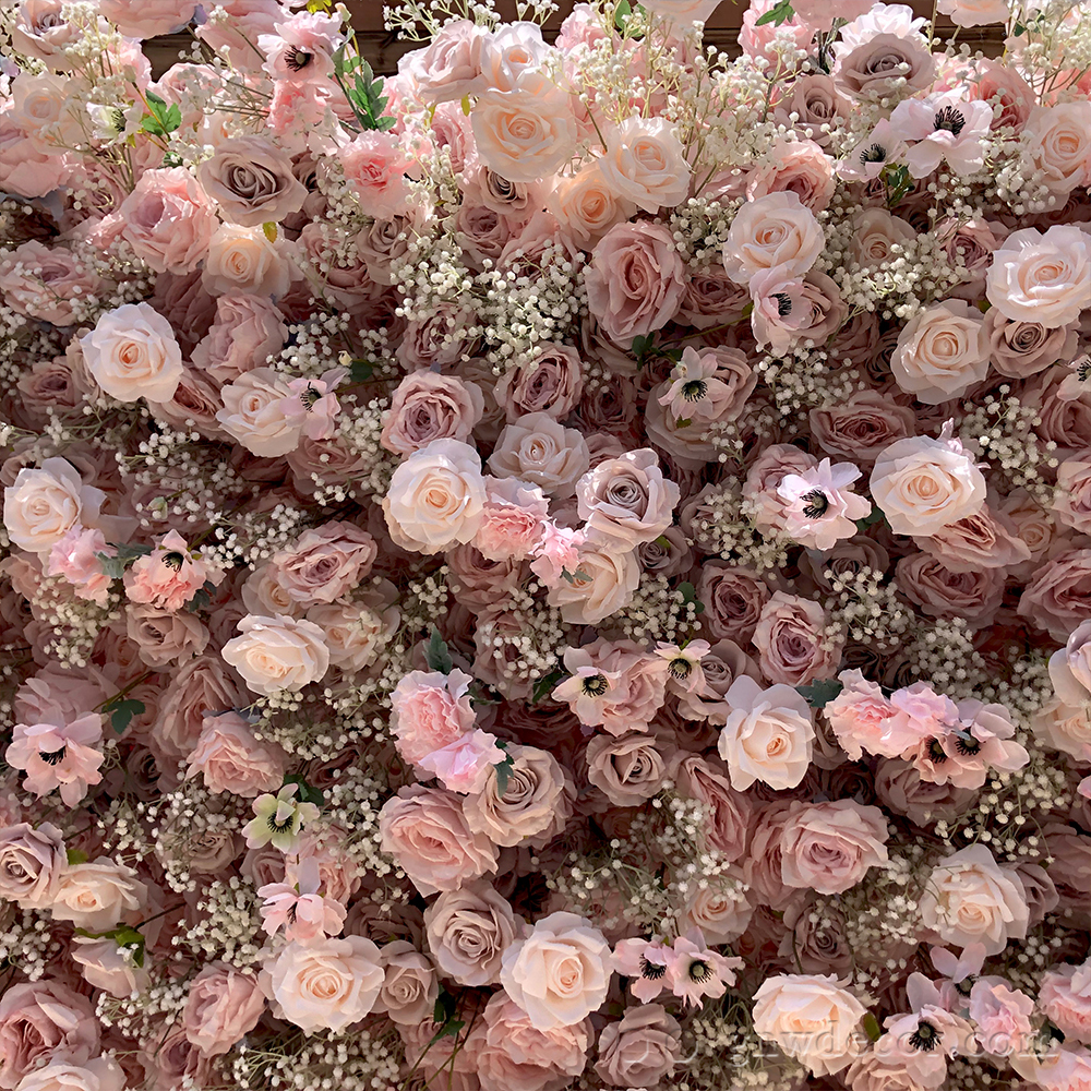 Artificial flower wall 8ft x 10ft