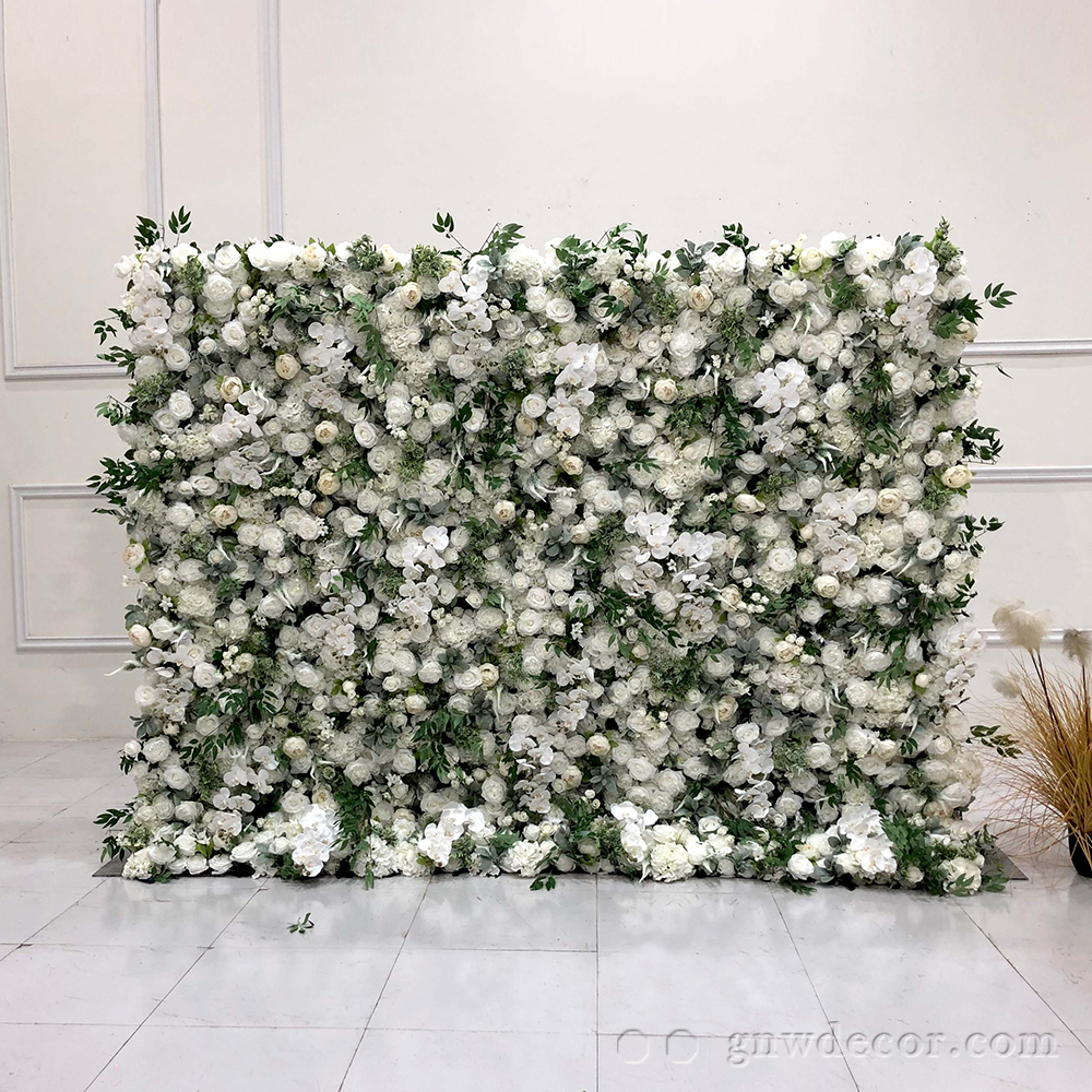 Artificial flower wall 8ft x 8ft