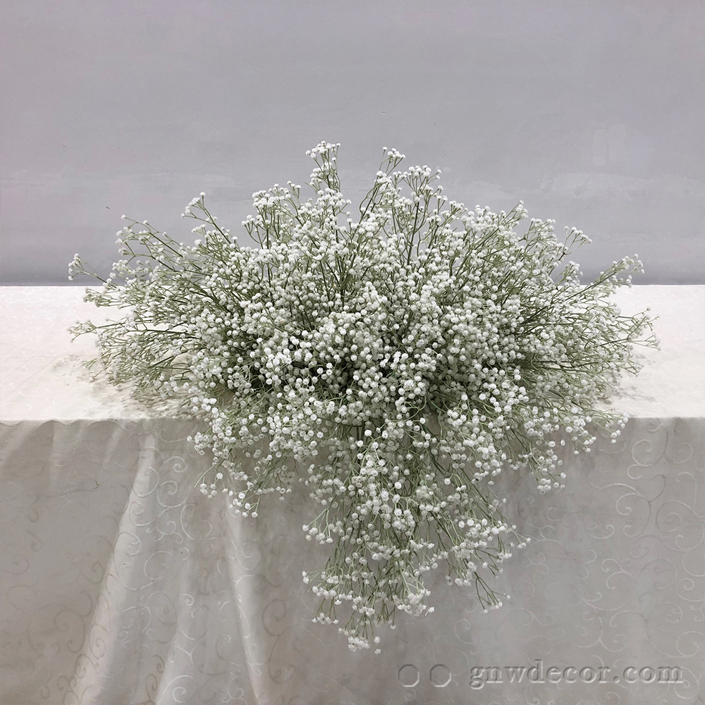 Artificial flower top table runner strip