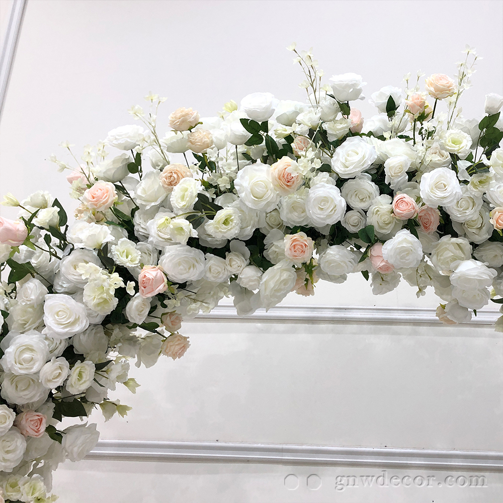 Artificial flower arch : circle ring shape