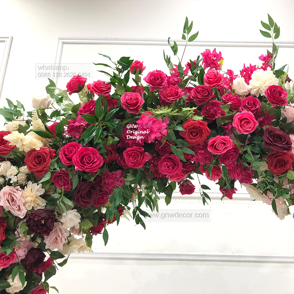 Artificial flower arch : circle ring shape